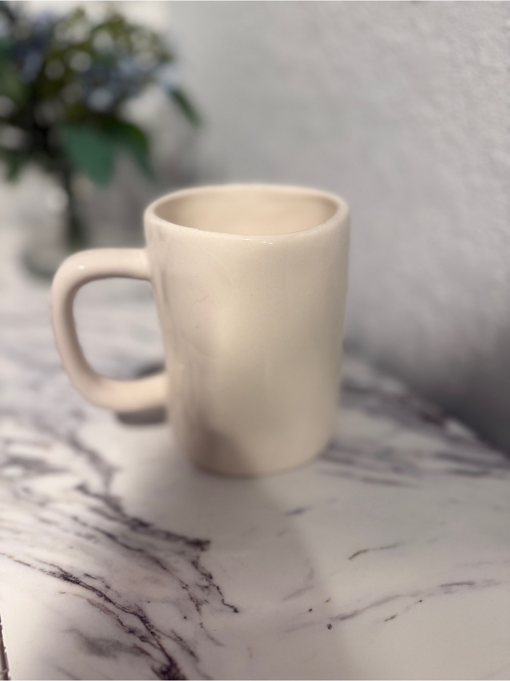 Rae Dunn Patience Mug Cream Ceramic Farmhouse Coffee Cup Large Long Letters - Picture 6 of 9